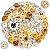 56 Retro Nostalgic Clock Graffiti Stickers Creative Waterproof Diy Handbook Notebook Decorative Stickers