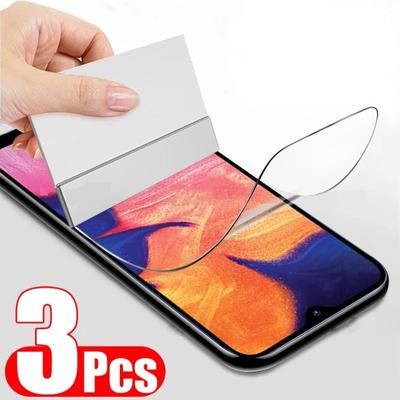 3PCS Hydrogel Film For Samsung Galaxy A10 A20 A20E A30 A40 A50 A50S A60 A70 A11 A21 A31 A41 A51 A71 Screen Protector Not Glass