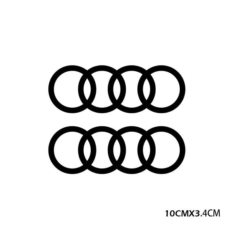 2pcs Car Sticker Both Side Body Auto Vinyl Film Stylish Personalized Decals For For AUDI A3 A4 A5 A6 Q7 RS3 RS4 Car Accessories
