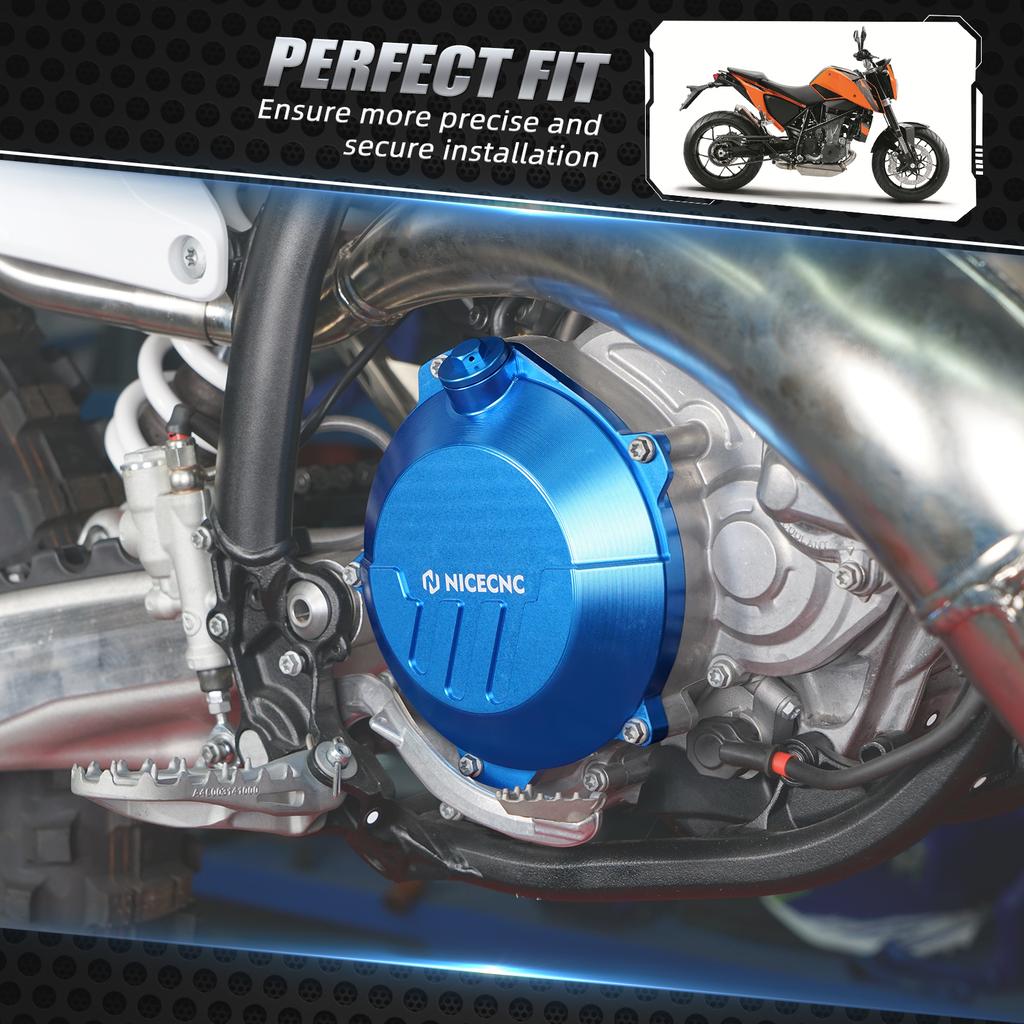 NICECNC For Husqvarna TE 300 TE 250 2024-2025 TX300 2023-2025 FC FX 250 350 450 Reinforced Clutch Cover For KTM EXC 300 SXF 450