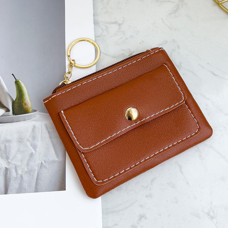 Fresh and versatile key bag, summer small change bag, women's mouth red envelope.