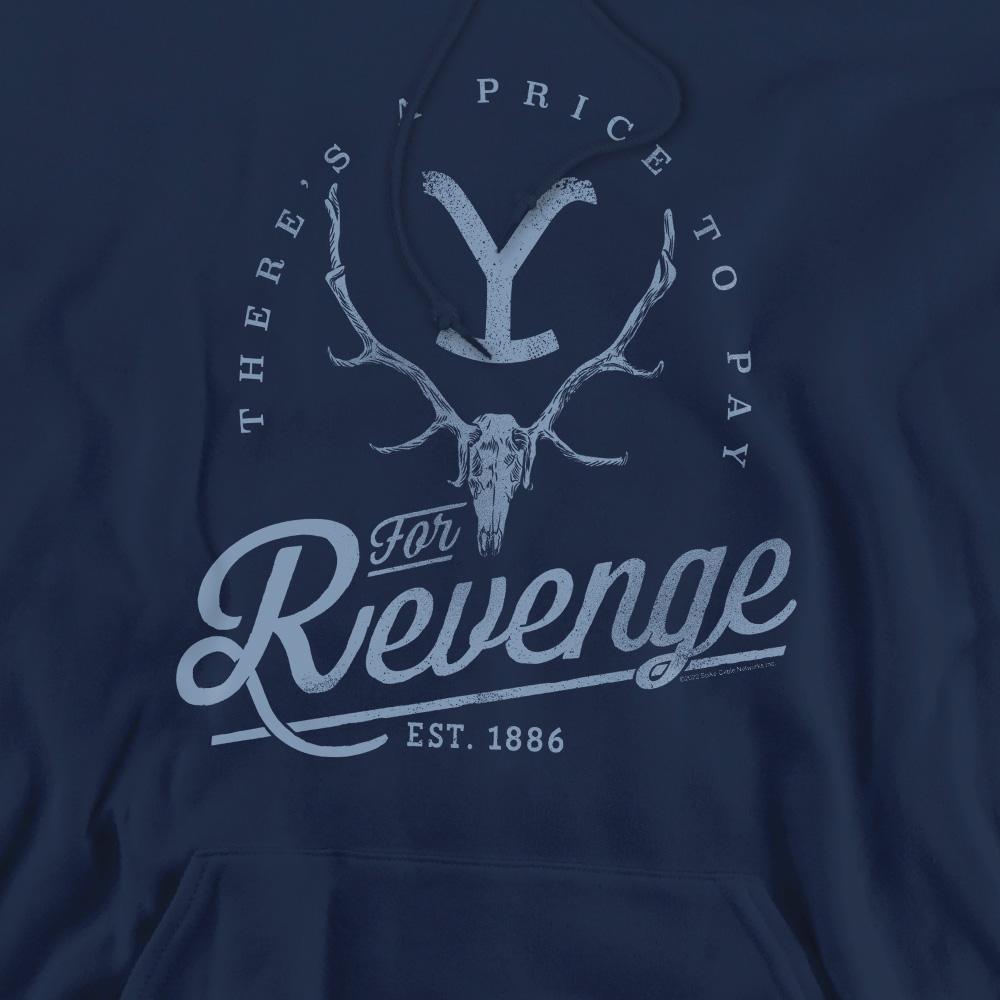 Yellowstone Mens Revenge Skull Hoodie