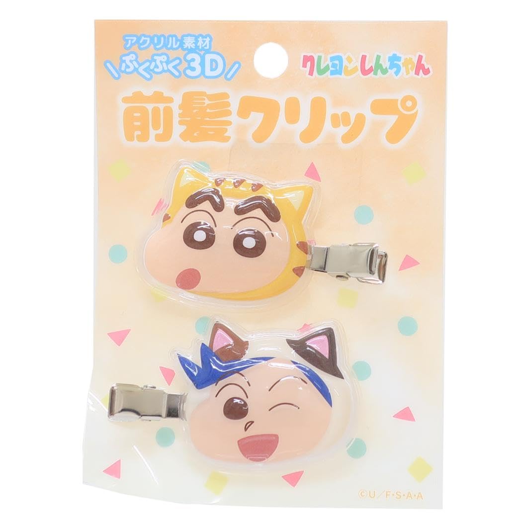 

iPlanning Мелок 3D Акриловый Зажим для челки 2 шт. Желтый K4150D Шин-чан