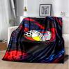Fc Viktoria Flannel Blanket Soft Warm All-Season Throw, Design for Camping, Car Travel, Hiking Sofa, Bed, Office Perfect Gift for Parties