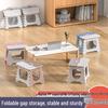 Portable Thickened Plastic Folding Stool for Outdoor, Camping, and Kids