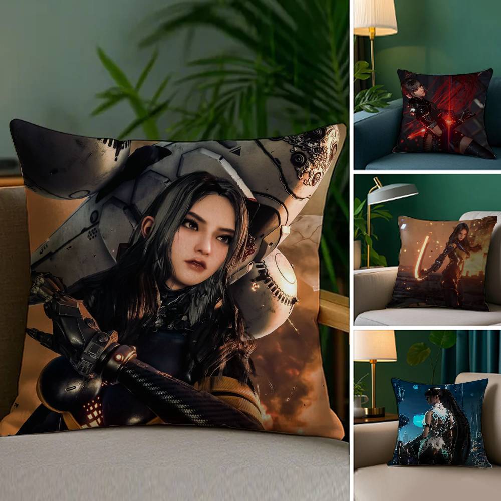 Game S-Stellar B-Blade Pillow Case Sofa Living Room Bedroom Double-sided Printing Square Cushion Nap Time Cushion Cover