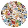 100 Cute Cartoon Animal Graffiti Stickers - Waterproof, DIY for Suitcases & Phone Cases