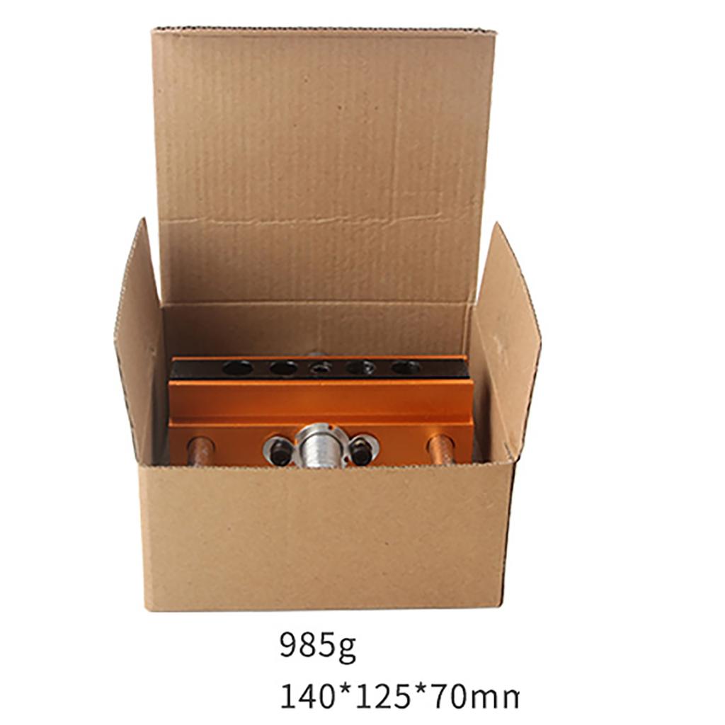 Self Centering Doweling Jig Kits Adjustable Width Dowel Jig Kits for Straight Hole Joiner Set 6 Bushings 3 Size Drill Bits