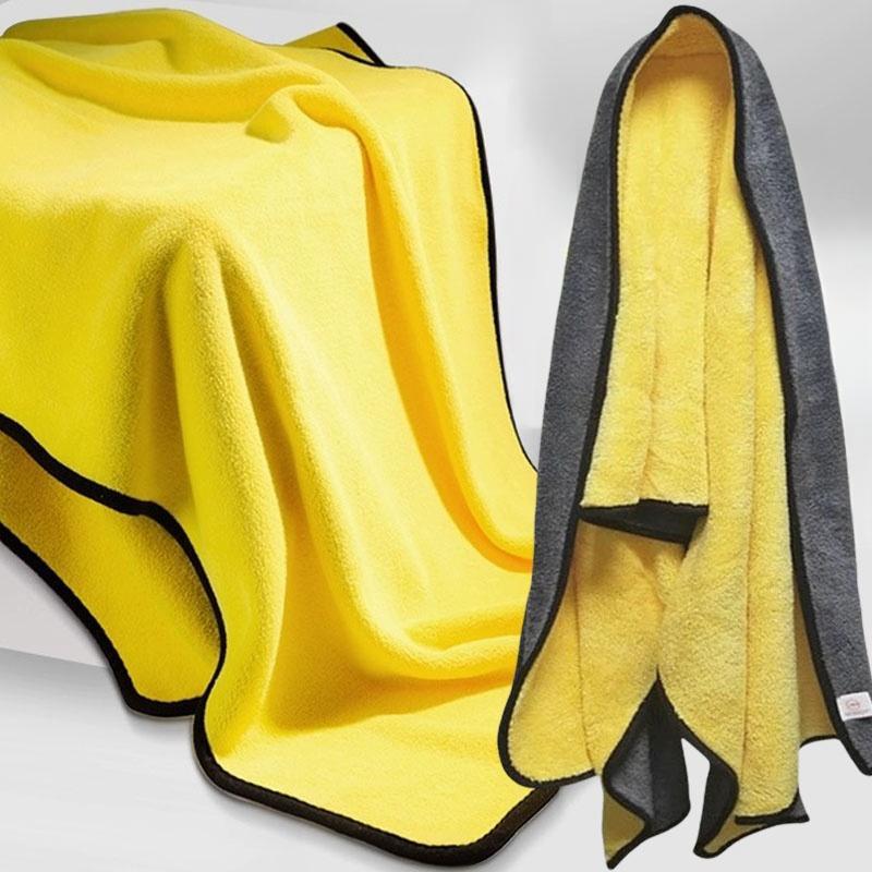 SEAMETAL Ręcznik do mycia samochodu 400GSM Mikrofibra Wysoka absorpcja wody Ręczniki do czyszczenia Pogrubiona Miękka Ściereczka do mycia i suszenia samochodu