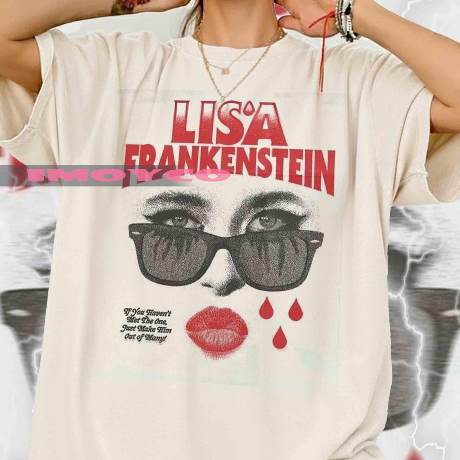 Lisa Frankenstein T-shirt, Horror RomCom Movie Tee 3XL