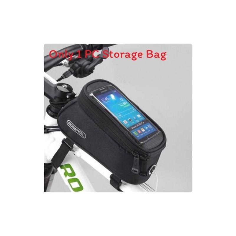 Mountain Bicycle Front Tube Bag With Touch Screen For Cycling Enthusiasts