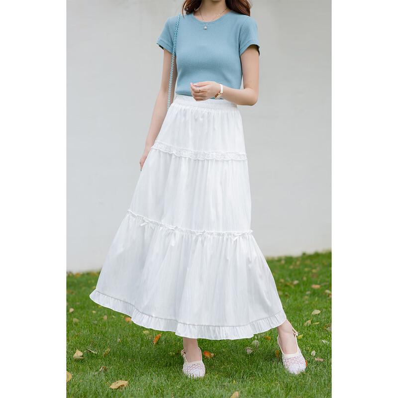 Mocana Women s Summer Lace High-Waist Skirt One Size