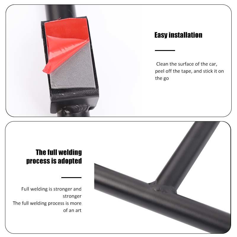 Car Metal Rear Window Extension Climbing Ladder Shelf Bracket For Suzuki Jimny 2019 Up 4-Door Version Exterior Accessories (Left)