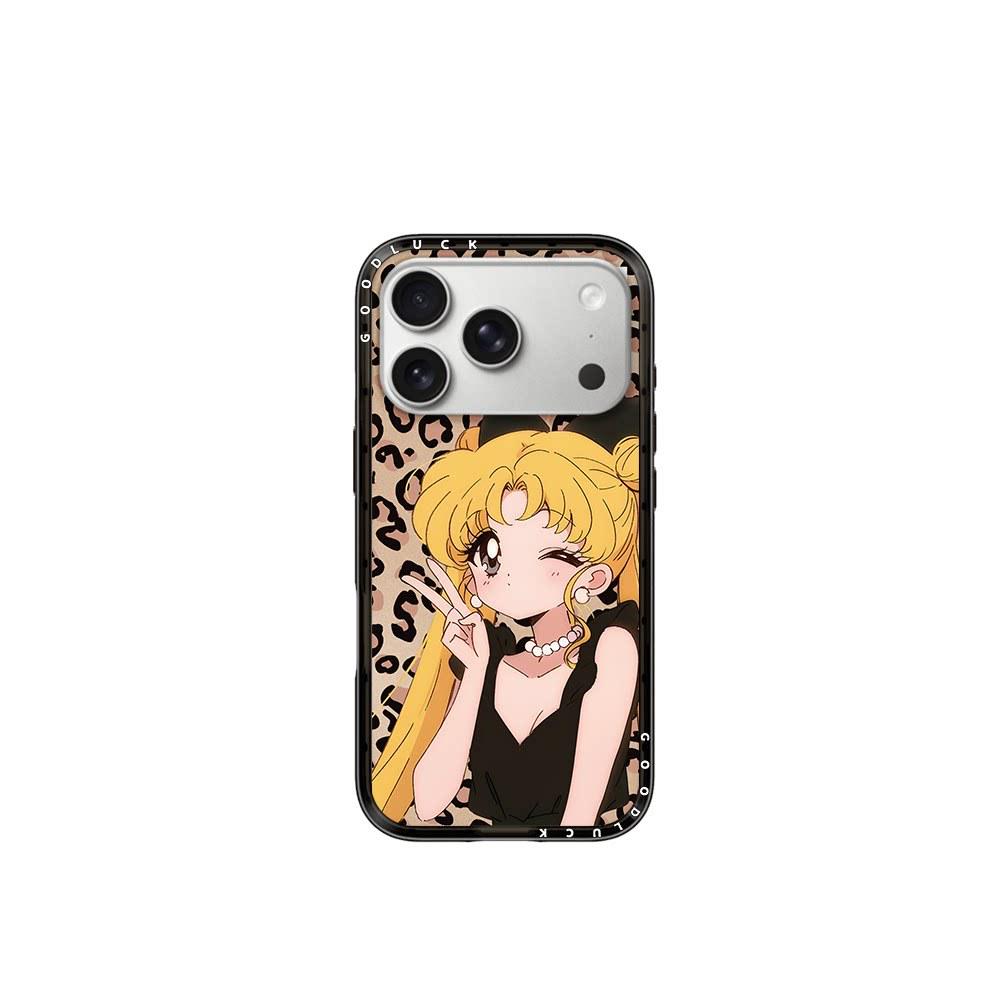 

Sailor Moon Leopard Print Case for iPhone 17/16/15/14 Pro Max 16 Plus