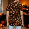Women's Casual Halloween Printed Short Sleeve T-Shirt for Fashion Party Wear