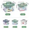 Transparent Large Capacity Family Medicine Organizer Storage Box for Home Travel ChildSafe Drug Cabinet Medical Supply Container