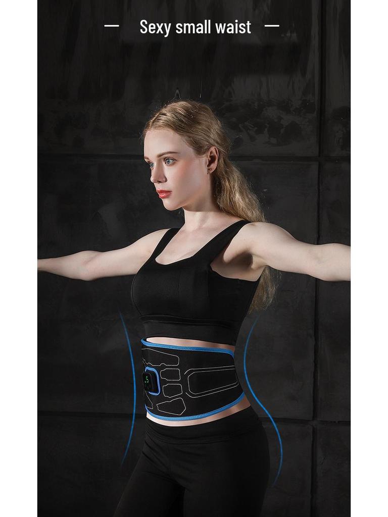 Smart EMS Abdominal Trainer: Electric Muscle Stimulator & Toning Waist Belt for Fitness and Massage