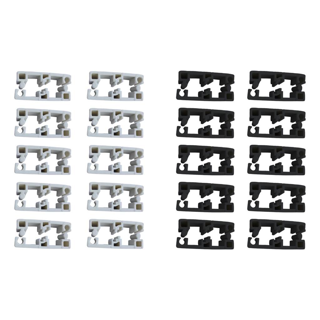10x Pet Fence Clamps Fence Fixing Clip DIY Assembly Clamp Storage Cabinet Splicing and Fixation Pet Enclosure Fasteners