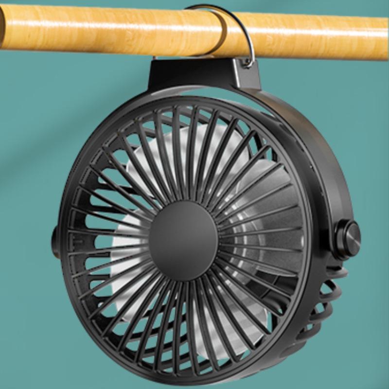 

USB Rechargeable Octopus Mini Fan for Bedroom, Dorm, Mosquito Net & Stroller Tent 135*127*70mm