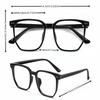 PC Online Celebrity Transparent Glasses Box Myopia Men Women Flat Light Round Face Radiation Proof Slim Blue Eye F