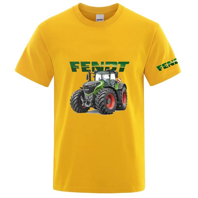 Traktor FENDT Logo Aufdruck Sommer Herren Schnelltrockend Sport Mode Herren 2026 Kurze Ärmel Sommer Freizeit Atmungsaktives T-Shirt