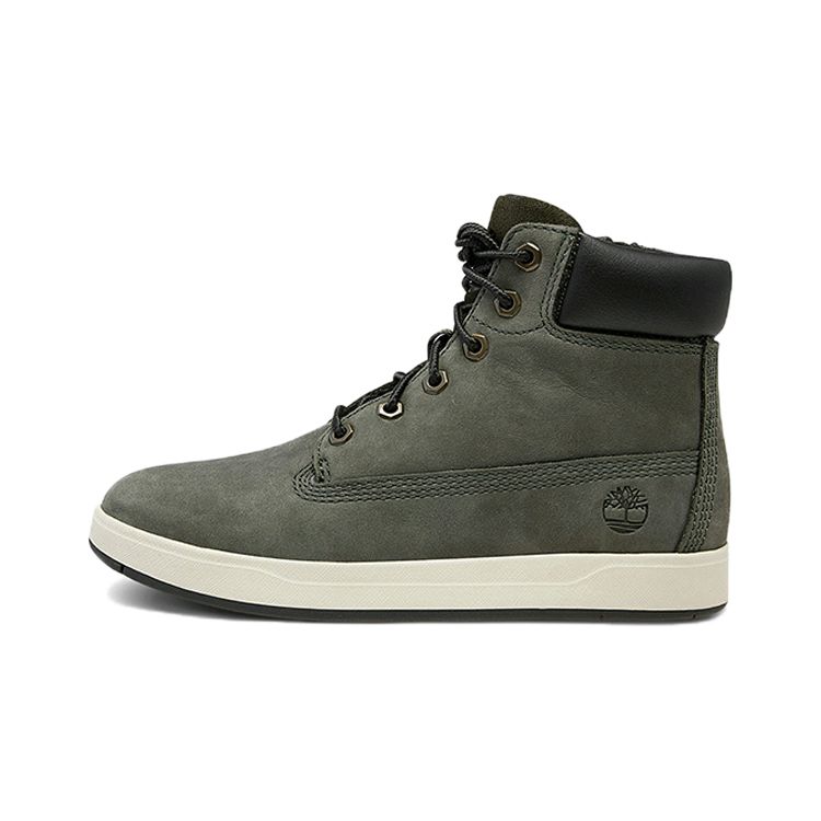 

Timberland Теплые и прочные детские ботинки с низкой посадкой Детские ботинки темно-зеленого цвета A284W 35