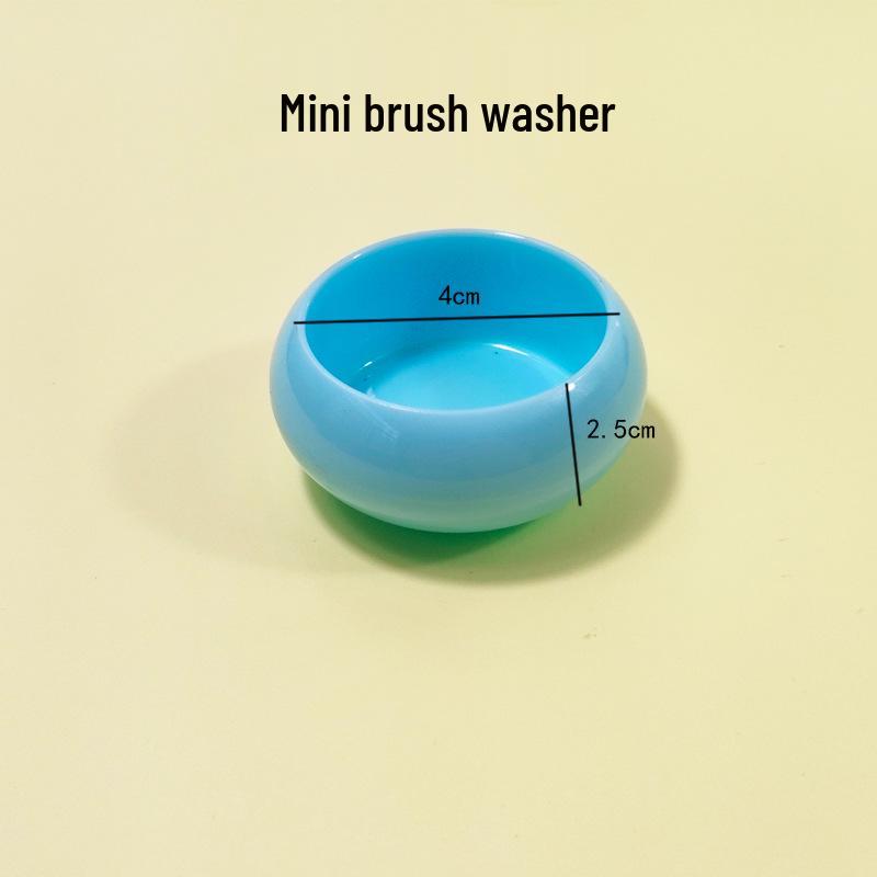 Wuzhishan Imitation Jade Inkstone Calligraphy Starter Set: Palette, Water Dish, Paperweight, Pen Holder