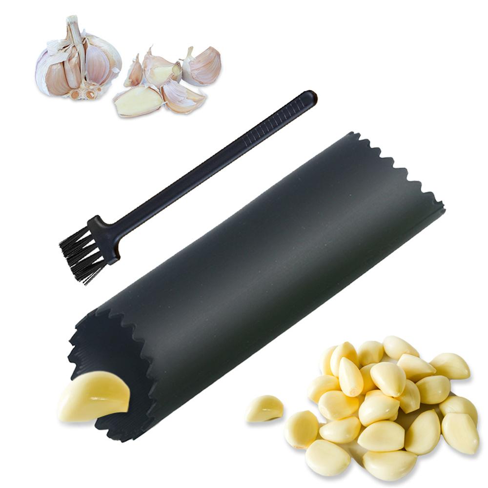 Peeled Health Durable Wear-resistant Portable Household Silicone Garlic Peeler Convenient Safety Practical Kitchen Simple Manual