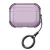 Transparent Earphone Case for AirPods Pro 3 TPU Shockproof Anti-drop Protective Case Cover with Lanyard Keychain