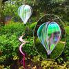 40cm Balloon Hot Air Balloon Spinner Rainbow Color Rotating Sequins Pinwheels