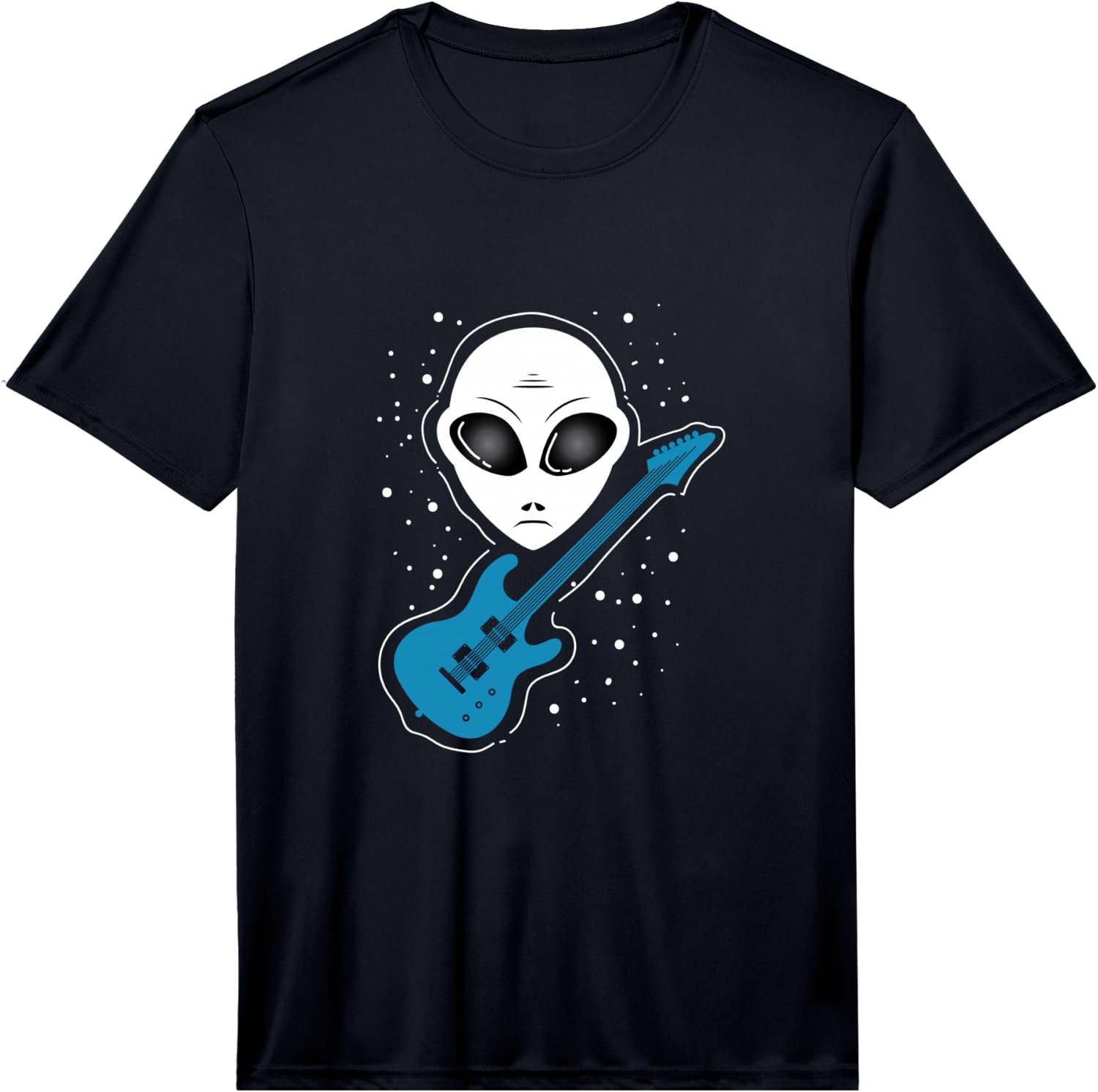 Rocking Alien Music Guitar Alien Rock Funny Gift Performance Unisex T-Shirt XXXXL