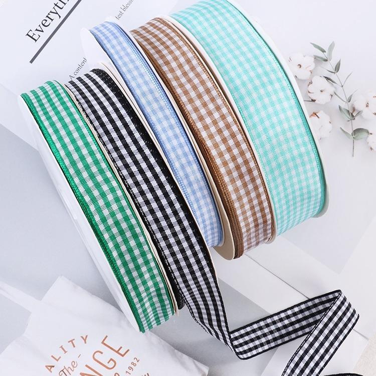 Especial Cinta de Raso Estilo Pastoral Brillante Cinta de Embalaje Cinta Hecha a Mano DIY Accesorios para el Cabello Flor Caja de Regalo