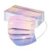 Children's Disposable Tie-dye Starry-sky Printed Mask Disposable Face Mask Ear Loop Mask 50PCS