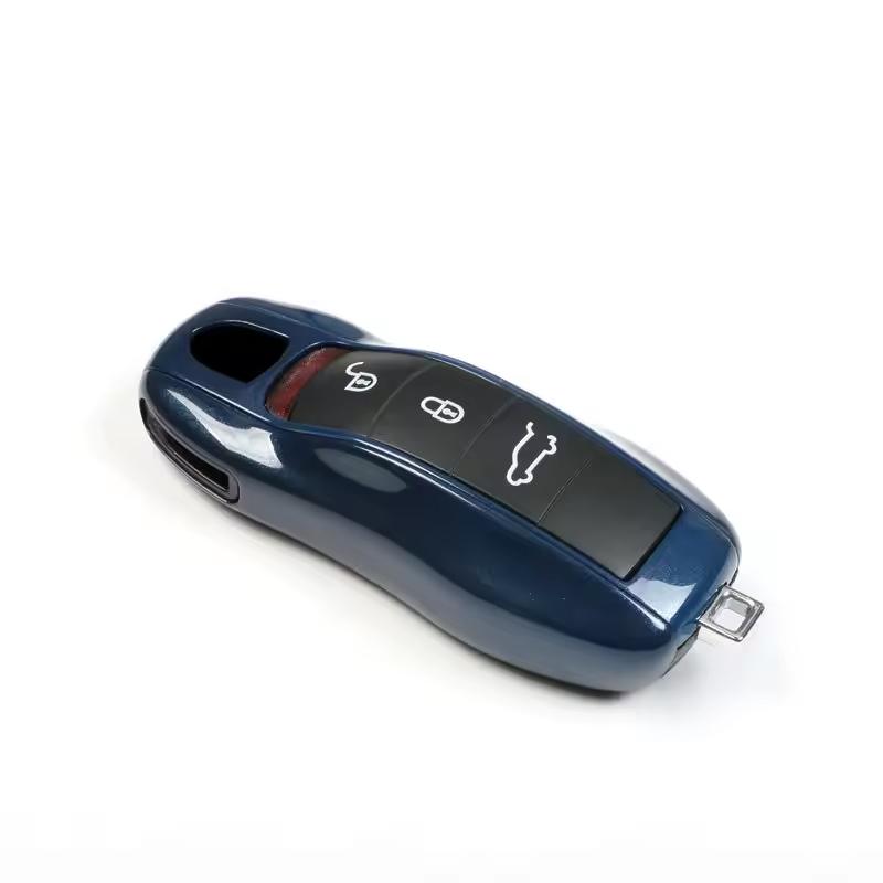 Car Key Case For Porsche Macan Porsche Panamera Cayenne 918 Spyder Carrera 911 991 Remote Key Cover Replace Protect Fob