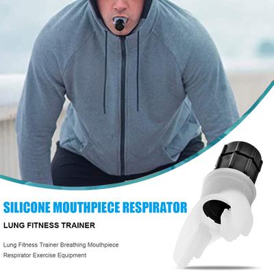 Breathing Trainer Lung Respirator Exercise Tool Silicone Expiratory Training Equipment Lung Capacity Training Device