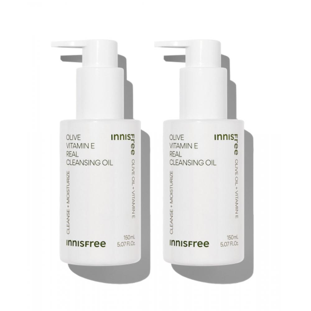 InnisfrEE OlivE Vitamin E rEal clEansing Oil 150ml 2 Pcs FREE