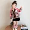 2025 Trendy Spring/Autumn Girls' Baseball Jacket - Stylish Fragrance Inspired Cool Outfit for Baby Girls