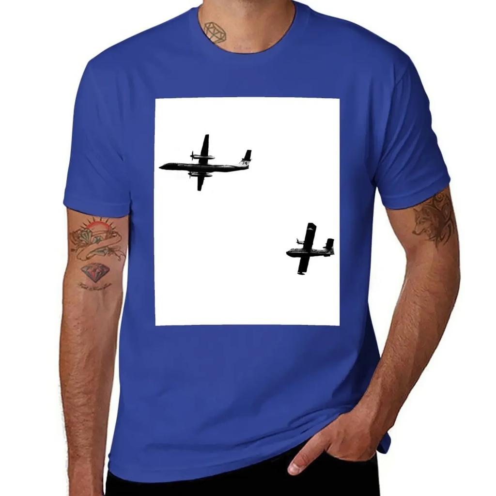 Planes in white 1 T-Shirt korean fashion plus size tops vintage mens graphic t-shirts funny