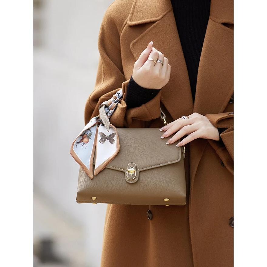 Limited original brand women's bag genuine leather shoulder bag messenger bag cowhide bag for women crossbody style