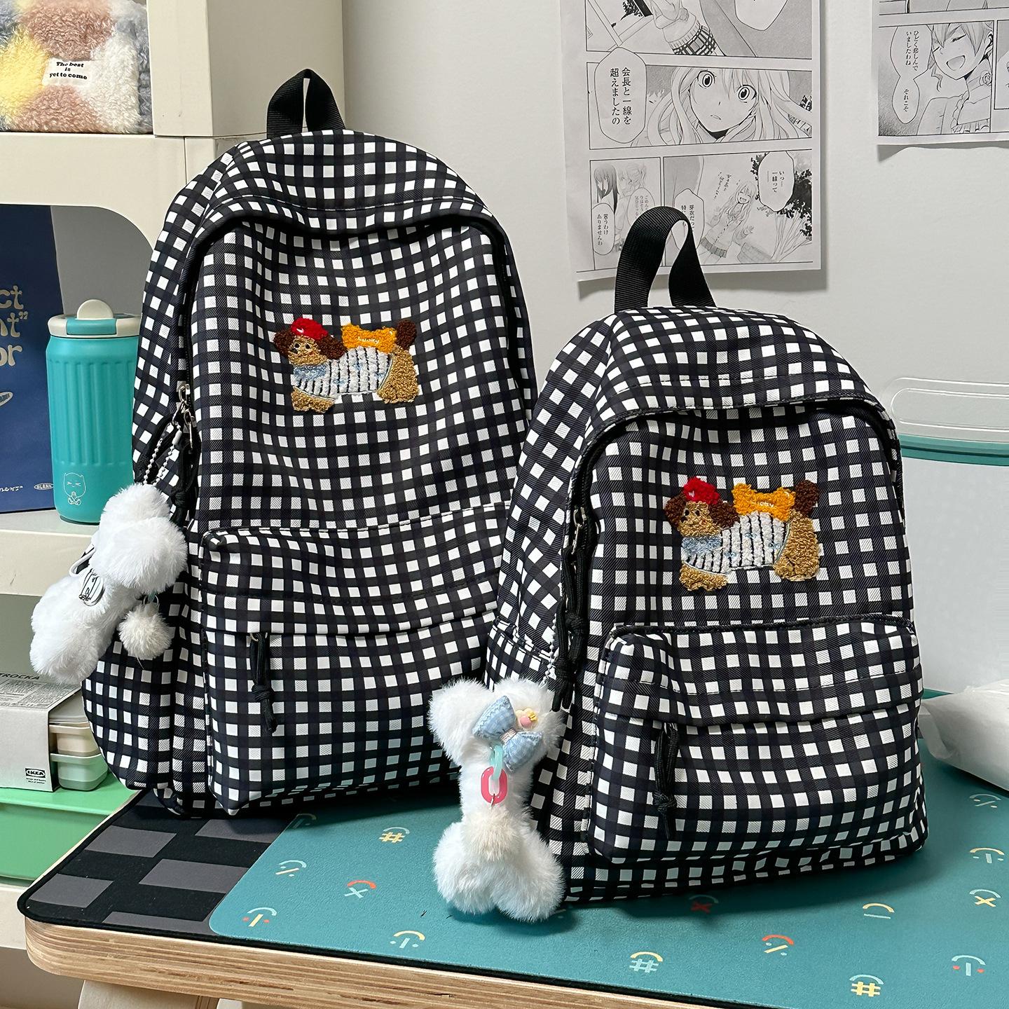 

Waterproof Women s Double-shoulder Backpack, Casual Large-capacity Travel Backpack, Weight-reducing Women s Bag small without pendant чёрный