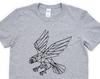 Geometric Eagle T-Shirt: Soft Cotton Blend, Mens Womens Gift