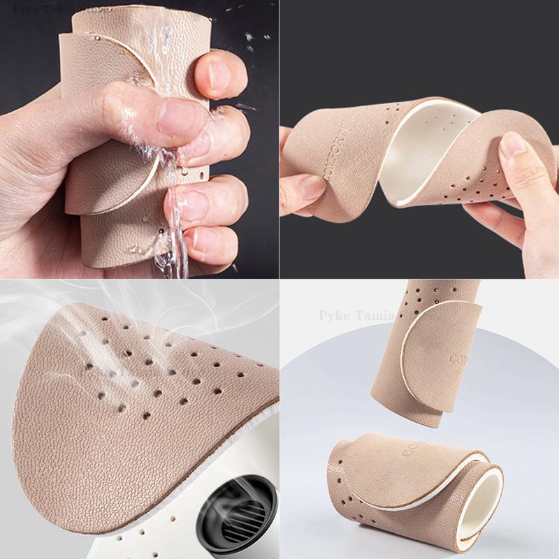 Genuine Leather Insole Thickened Latex Sheepskin Shoes Pads Soft Breathable Summer Sports Shock Absorbing Deodorization Inserts