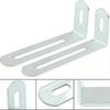 10/20 Pieces of Stainless Steel Adjustable Angle Bracket - Right Angle Furniture Connector and Shelf Support Fixing Parts