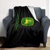 John Deere Flannel Blanket Throw Blanket Soft Warm Sofa Bed Camping Home Decor Unique Christmas Gift C9261569