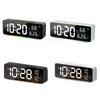 Bedside Digital Alarm Clock with Large LED Screen, Ambients Light and Brightness Adjustment Tabletop Clock for Nightstand
