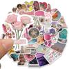 Y2K Style Kawaii Retro Graffiti Stickers for Laptop, Suitcase, and Phone.