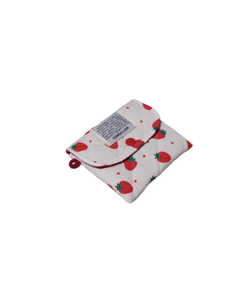 Soworlian Snap Mini Pouch_ Heart Strawberry