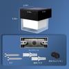 KINGHE Solar Outdoor Wall Lights, Bracket Lights, Wall-Mounted, Automatically Turns On, Ideal for Entryways, Patios, Gardens, Verandas, Garages,