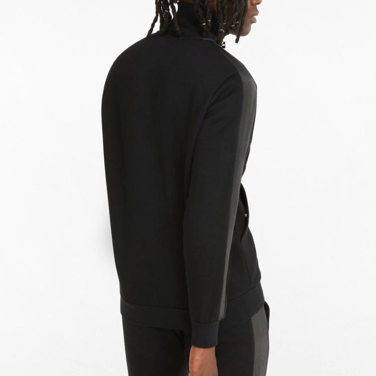 Puma X Batman Stand Collar Slim Fit Long Sleeve Jacket Men Jackets Black 534721-01