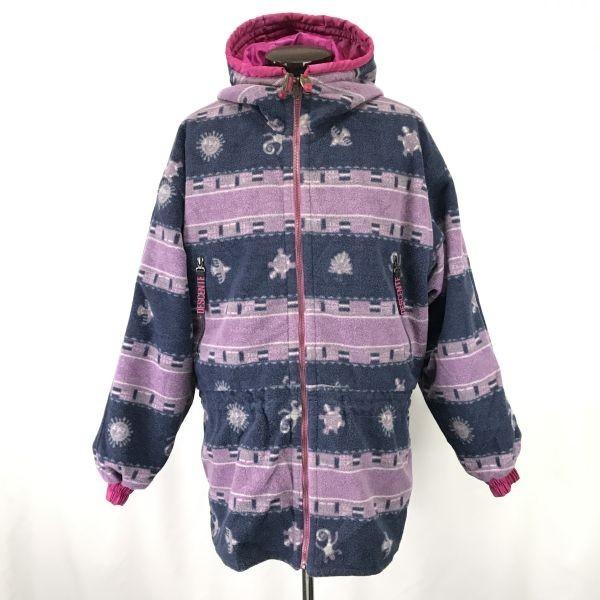 

Descente Флисовая Нейлоновая Двусторонняя Горная Парка Мужская M Розовая Фиолетовая Куртка Джемпер